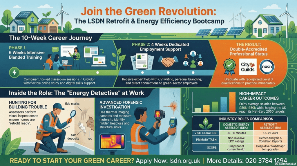 retrofit assessor course infographic 